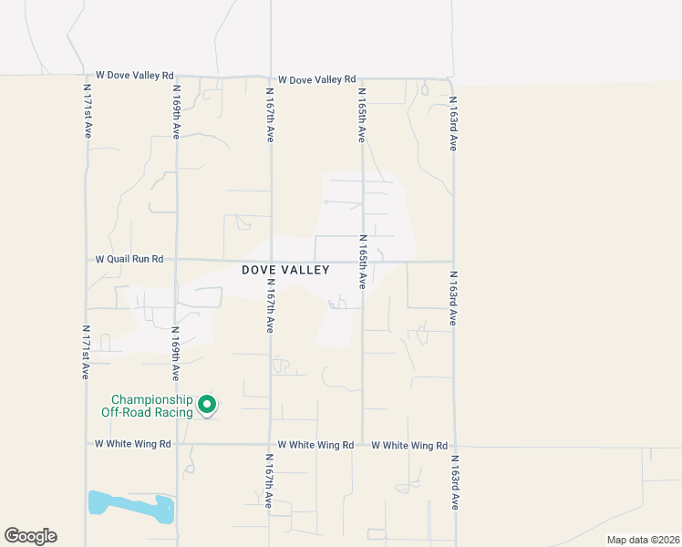 map of restaurants, bars, coffee shops, grocery stores, and more near 16521 West Quail Run Road in Sun City