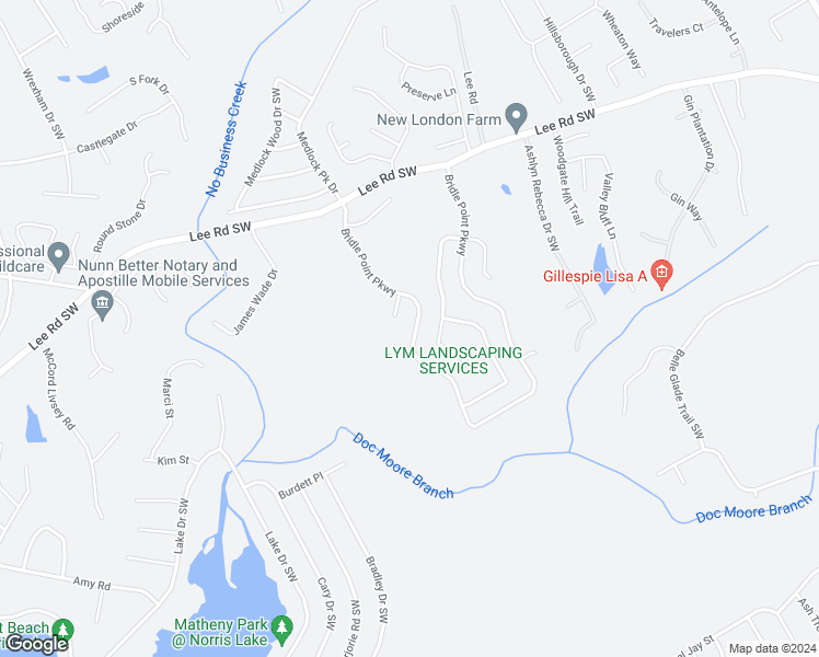 map of restaurants, bars, coffee shops, grocery stores, and more near 4575 Bridle Point Parkway in Snellville