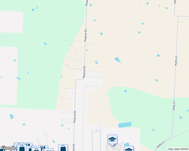 map of restaurants, bars, coffee shops, grocery stores, and more near 128 Rock Hill Road in Pottsboro
