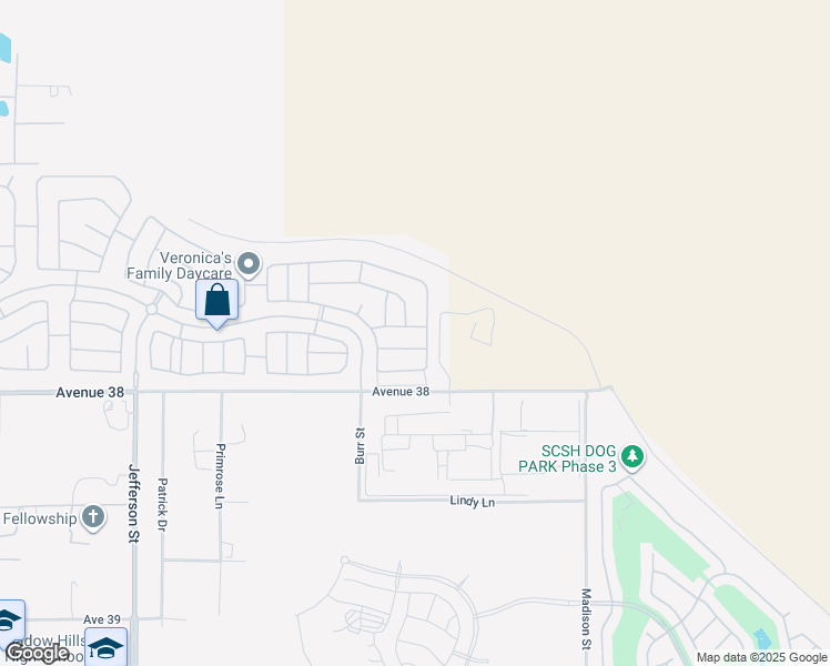 map of restaurants, bars, coffee shops, grocery stores, and more near 80619 Stortford Avenue in Indio