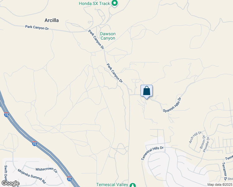 map of restaurants, bars, coffee shops, grocery stores, and more near 11101 Spanish Hills Drive in Corona