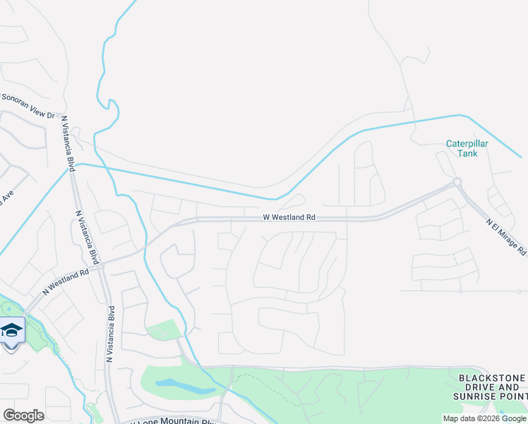 map of restaurants, bars, coffee shops, grocery stores, and more near 12551 West Caraveo Place in Peoria