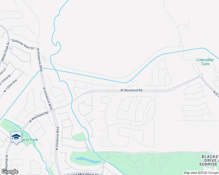 map of restaurants, bars, coffee shops, grocery stores, and more near 12623 West Caraveo Place in Peoria