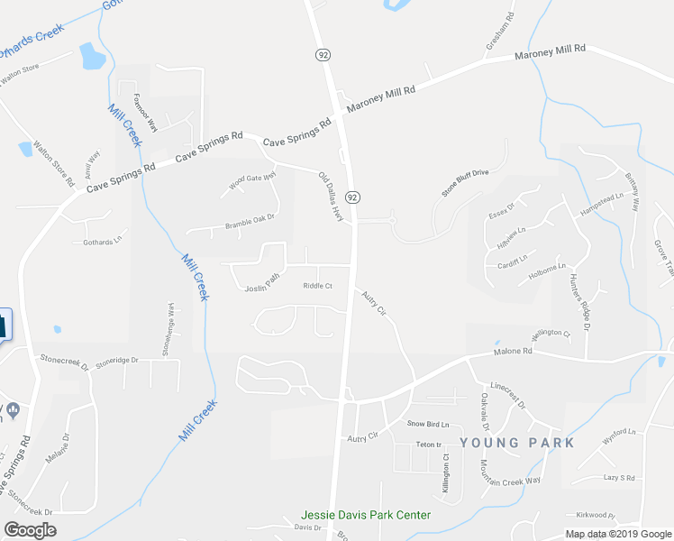 map of restaurants, bars, coffee shops, grocery stores, and more near 6091 Stanley Drive in Douglasville