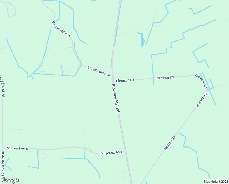 map of restaurants, bars, coffee shops, grocery stores, and more near 12550 Plowden Mill Road in Alcolu