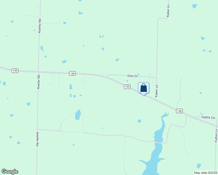 map of restaurants, bars, coffee shops, grocery stores, and more near 116 Geis Drive in Pottsboro