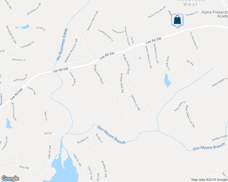 map of restaurants, bars, coffee shops, grocery stores, and more near 4525 Bridle Point Parkway in Snellville