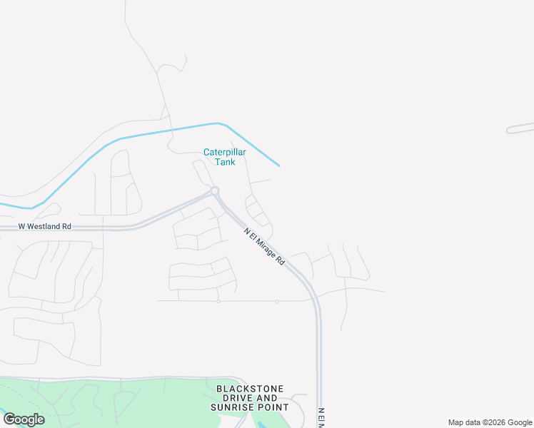 map of restaurants, bars, coffee shops, grocery stores, and more near Central Arizona Project Canal Service Road in Peoria