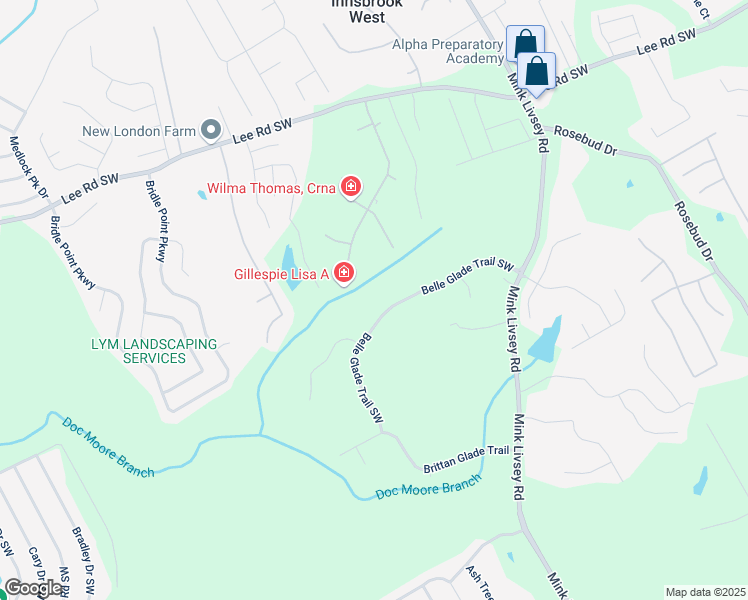 map of restaurants, bars, coffee shops, grocery stores, and more near 3775 Belle Glade Trail in Snellville