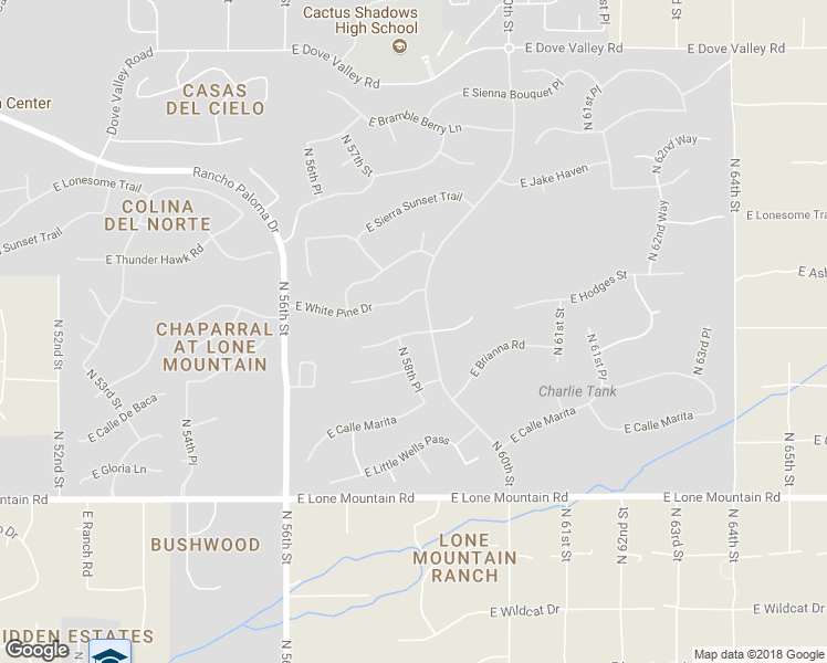 map of restaurants, bars, coffee shops, grocery stores, and more near 5911 East Cll De Las Estrellas in Cave Creek