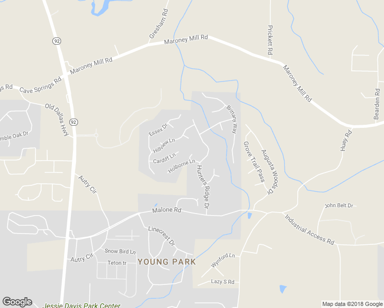 map of restaurants, bars, coffee shops, grocery stores, and more near 7498 Bristol Circle in Douglasville