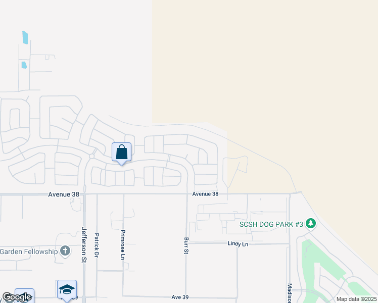 map of restaurants, bars, coffee shops, grocery stores, and more near 37613 Beeston Court in Indio