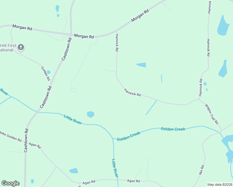 map of restaurants, bars, coffee shops, grocery stores, and more near 201 Hamrick Road in Bremen