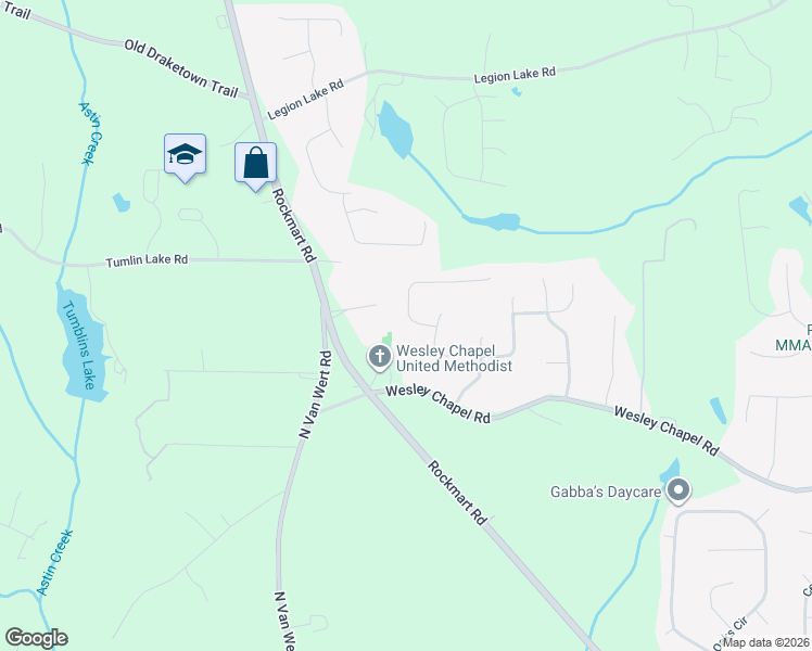 map of restaurants, bars, coffee shops, grocery stores, and more near 328 Wesley Mill Place in Villa Rica