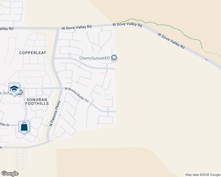 map of restaurants, bars, coffee shops, grocery stores, and more near 32213 North 15th Lane in Phoenix