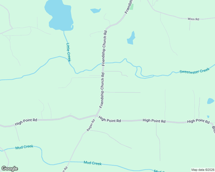 map of restaurants, bars, coffee shops, grocery stores, and more near 1943 Friendship Church Road in Douglasville