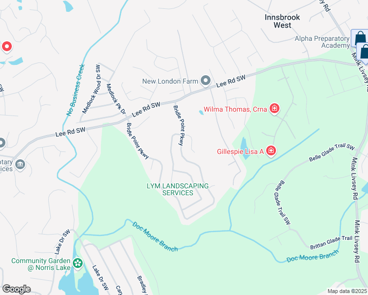 map of restaurants, bars, coffee shops, grocery stores, and more near 5285 Bridle Point Parkway in Snellville
