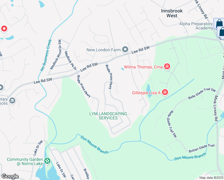 map of restaurants, bars, coffee shops, grocery stores, and more near 5285 Bridle Point Parkway in Snellville
