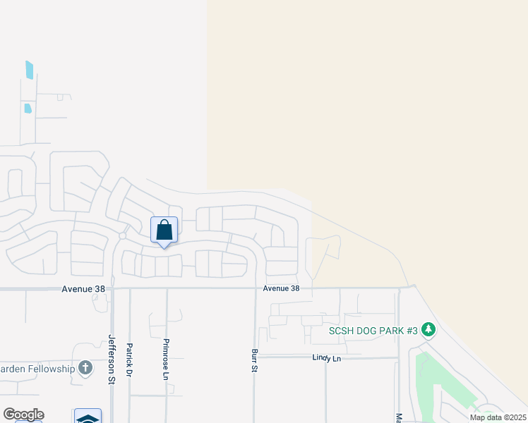 map of restaurants, bars, coffee shops, grocery stores, and more near 80489 Ullswater Drive in Indio