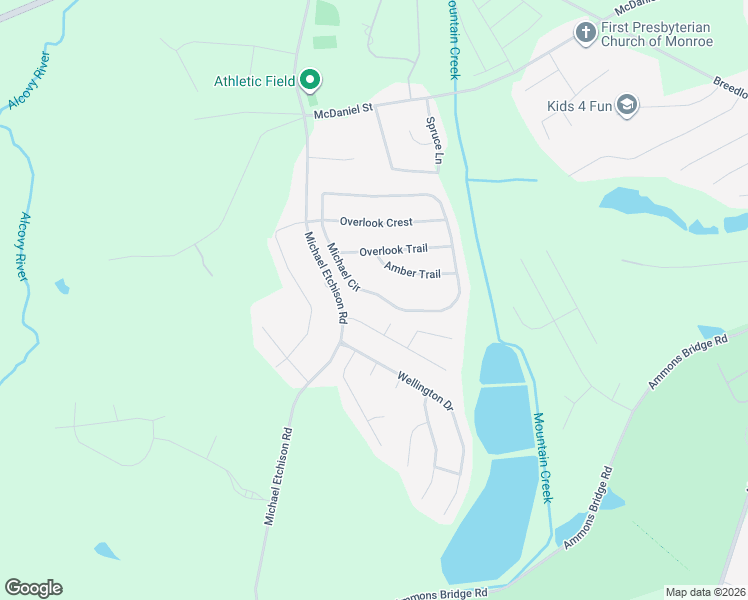 map of restaurants, bars, coffee shops, grocery stores, and more near 649 Michael Circle in Monroe