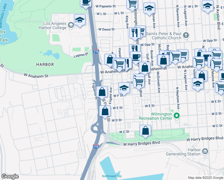 map of restaurants, bars, coffee shops, grocery stores, and more near 623 Mar Vista Avenue in Los Angeles
