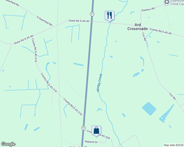 map of restaurants, bars, coffee shops, grocery stores, and more near 883 North Main Street in Hemingway