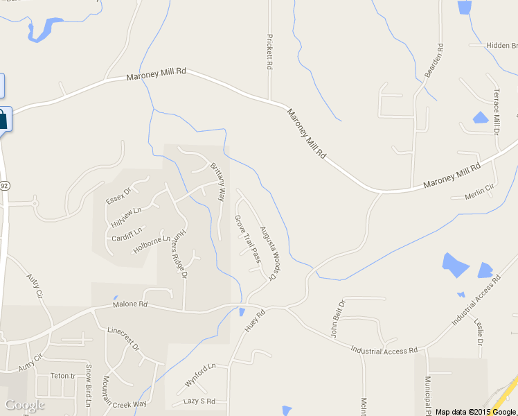 map of restaurants, bars, coffee shops, grocery stores, and more near 1010 Augusta Woods Drive in Douglasville