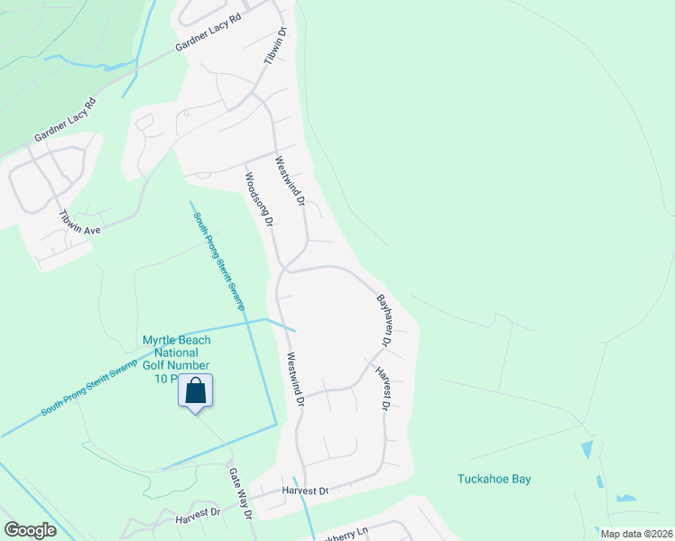 map of restaurants, bars, coffee shops, grocery stores, and more near 3137 Bayhaven Drive in Myrtle Beach