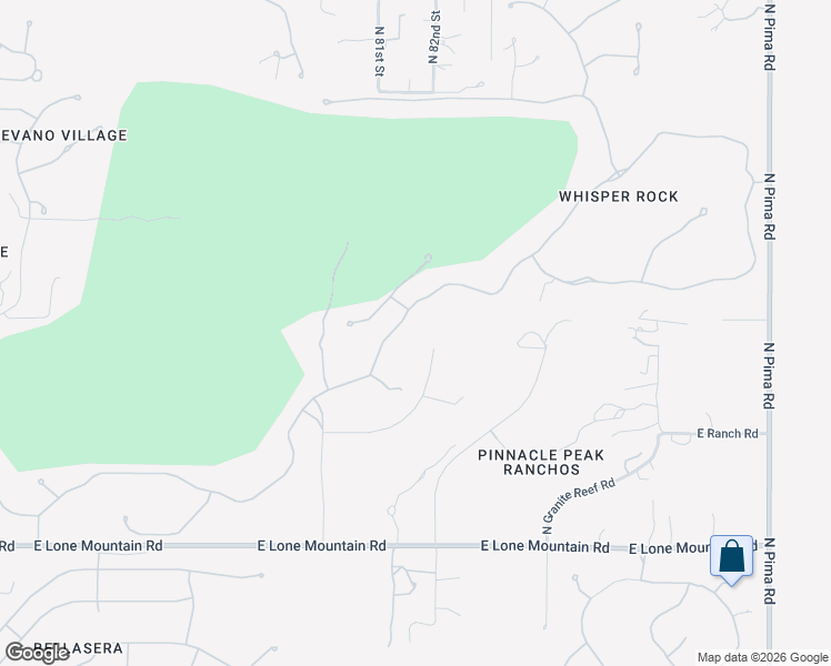 map of restaurants, bars, coffee shops, grocery stores, and more near 8190 East Ranch Road in Scottsdale