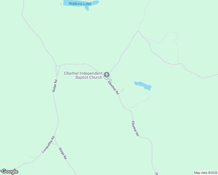 map of restaurants, bars, coffee shops, grocery stores, and more near El Bethel Road in Fayette