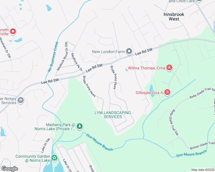 map of restaurants, bars, coffee shops, grocery stores, and more near 4083 Arabian Way Southwest in Snellville