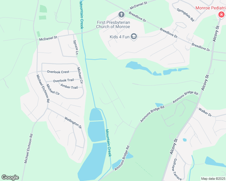 map of restaurants, bars, coffee shops, grocery stores, and more near 923 Lopez Lane in Monroe