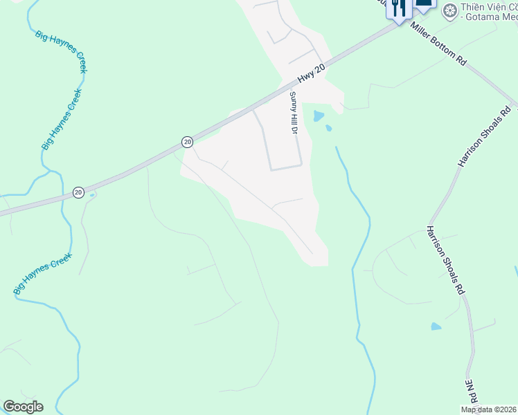 map of restaurants, bars, coffee shops, grocery stores, and more near 3524 Irvin Drive in Loganville
