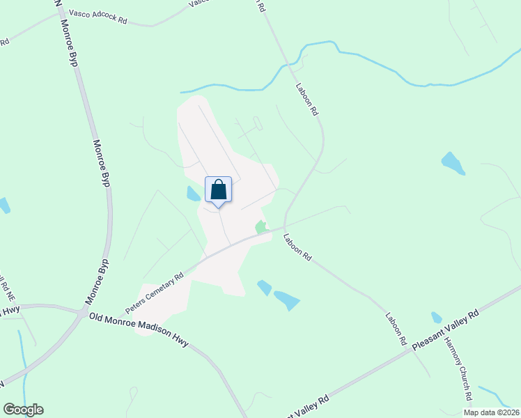 map of restaurants, bars, coffee shops, grocery stores, and more near 420 Brookshire Drive in Monroe