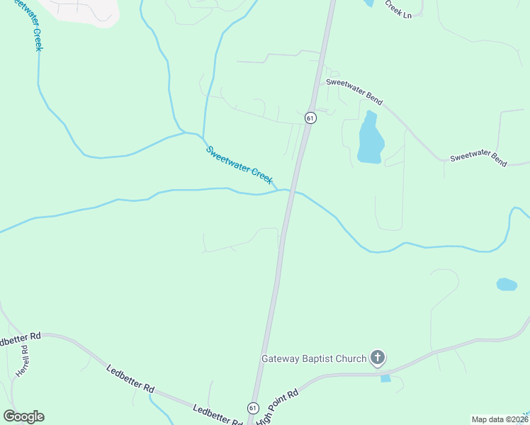 map of restaurants, bars, coffee shops, grocery stores, and more near 1385 Georgia 61 in Lithia Springs