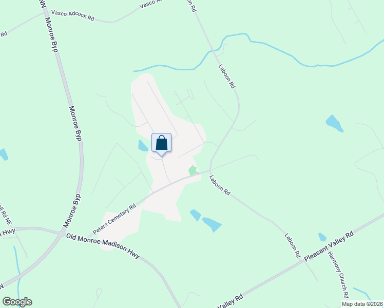 map of restaurants, bars, coffee shops, grocery stores, and more near 420 Brookshire Drive in Monroe