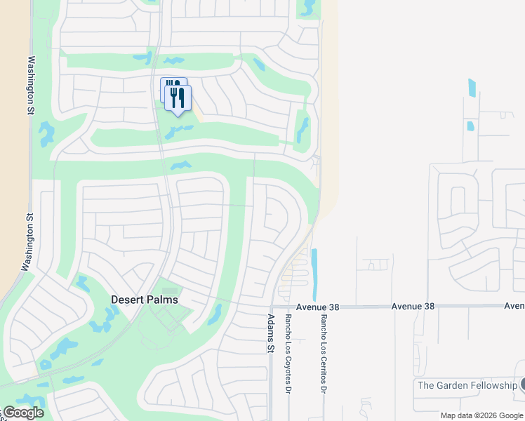 map of restaurants, bars, coffee shops, grocery stores, and more near 37255 Pineknoll Avenue in Palm Desert