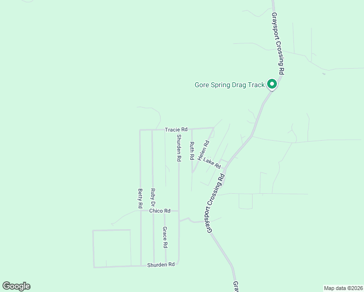 map of restaurants, bars, coffee shops, grocery stores, and more near 70-140 Shurden Road in Gore Springs
