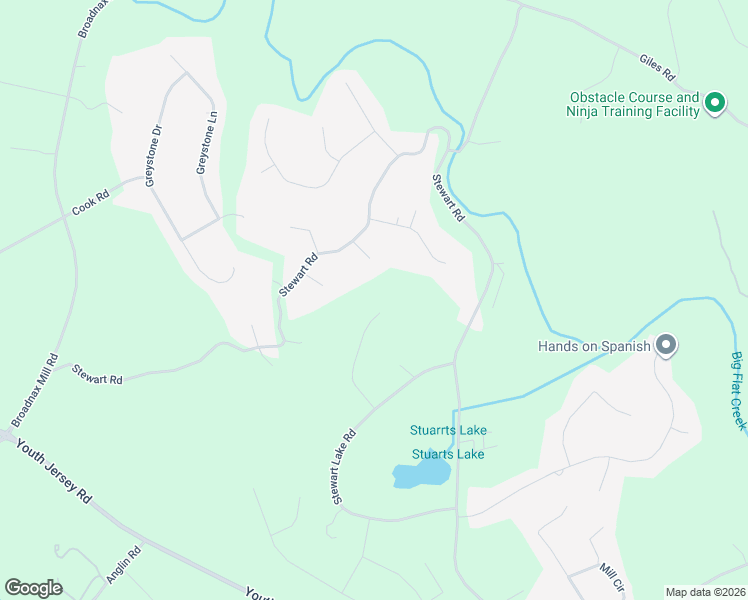 map of restaurants, bars, coffee shops, grocery stores, and more near 1360 Stewart Lake Court in Monroe