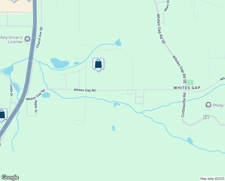 map of restaurants, bars, coffee shops, grocery stores, and more near 741 Whites Gap Road in Jacksonville