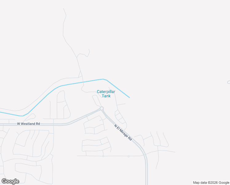 map of restaurants, bars, coffee shops, grocery stores, and more near Central Arizona Project Canal Service Road in Peoria