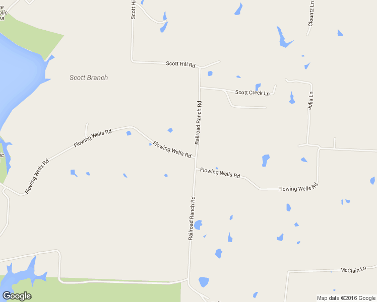 map of restaurants, bars, coffee shops, grocery stores, and more near 1893 Flowing Wells Road in Pottsboro