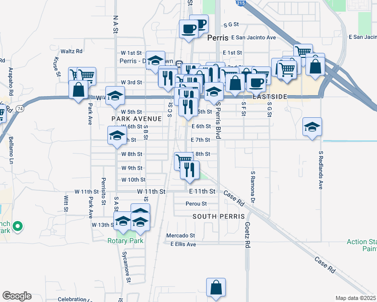 735 South D Street, Perris CA Walk Score