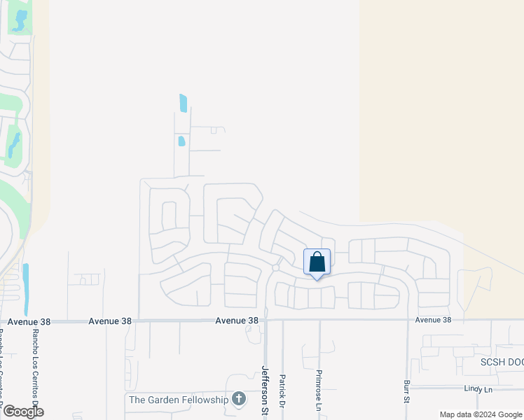 map of restaurants, bars, coffee shops, grocery stores, and more near 37222 Camden Drive in Indio