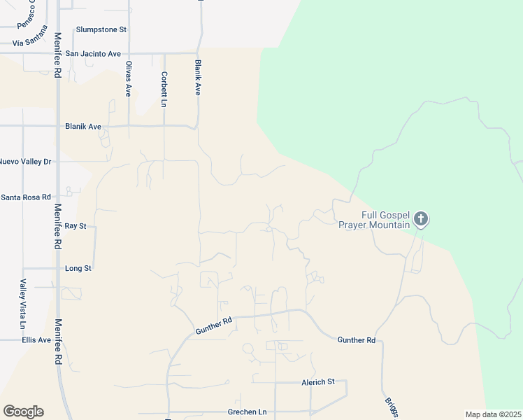 map of restaurants, bars, coffee shops, grocery stores, and more near 29740 Nogues Road in Nuevo