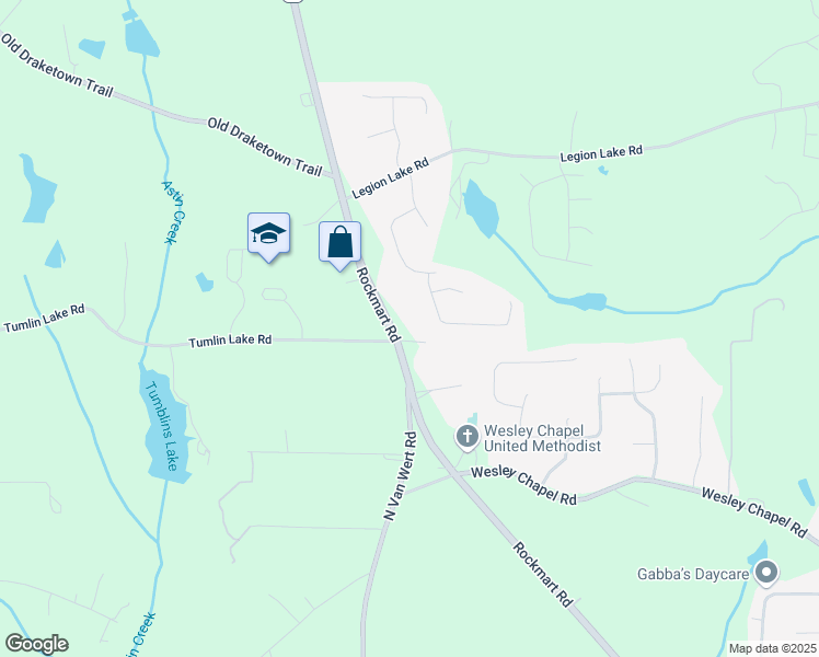 map of restaurants, bars, coffee shops, grocery stores, and more near 2505 Rockmart Road in Villa Rica