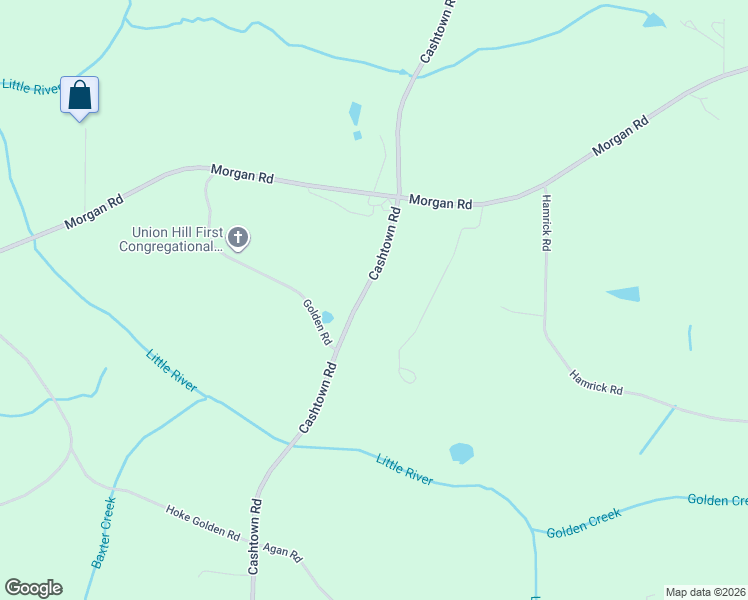 map of restaurants, bars, coffee shops, grocery stores, and more near 3373 Cashtown Road in Bremen