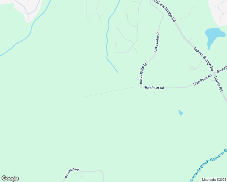 map of restaurants, bars, coffee shops, grocery stores, and more near Jack Meadows Road in Douglas County