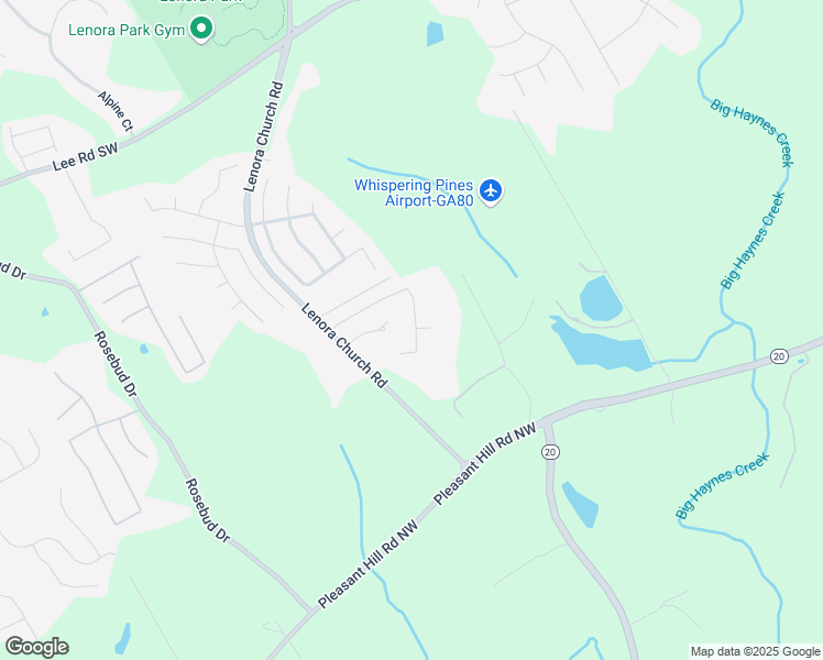 map of restaurants, bars, coffee shops, grocery stores, and more near 3038 Meadow Point Drive in Snellville