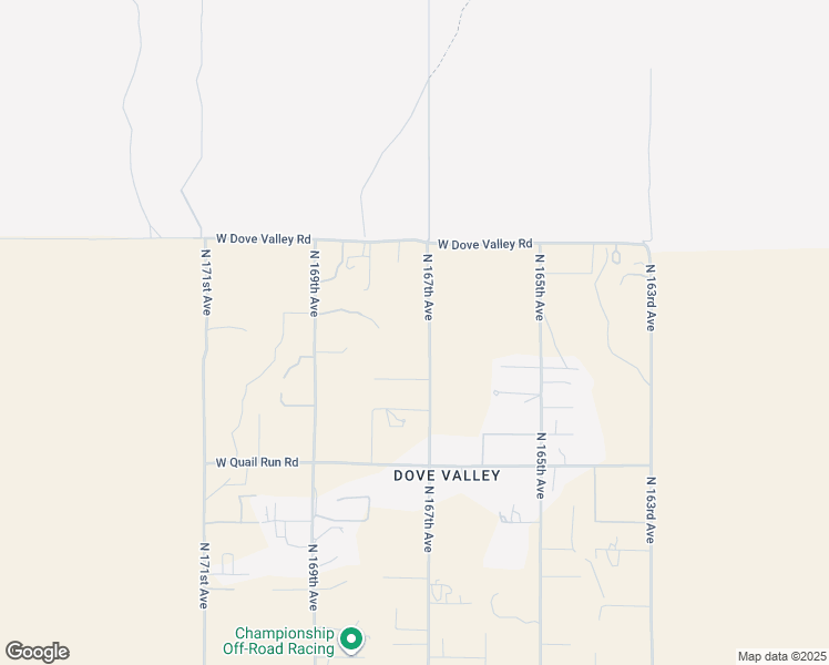 map of restaurants, bars, coffee shops, grocery stores, and more near 32628 North 167th Avenue in Surprise